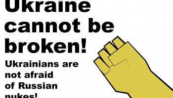 Ukraine cannot be broken